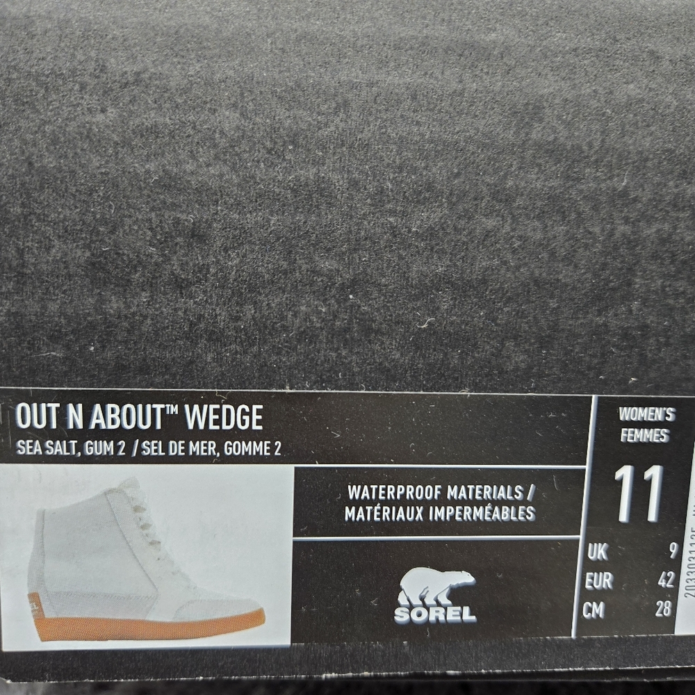 New Sorel Out N About Wedge II Boots Women's Shoes Size 11 - Picture 8 of 8